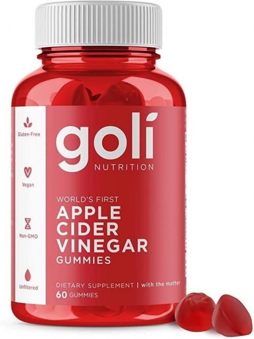 GOLI GOMITAS VINAGRE DE MANZANA CONTROL DE PESO, REDUCE EL APETITO